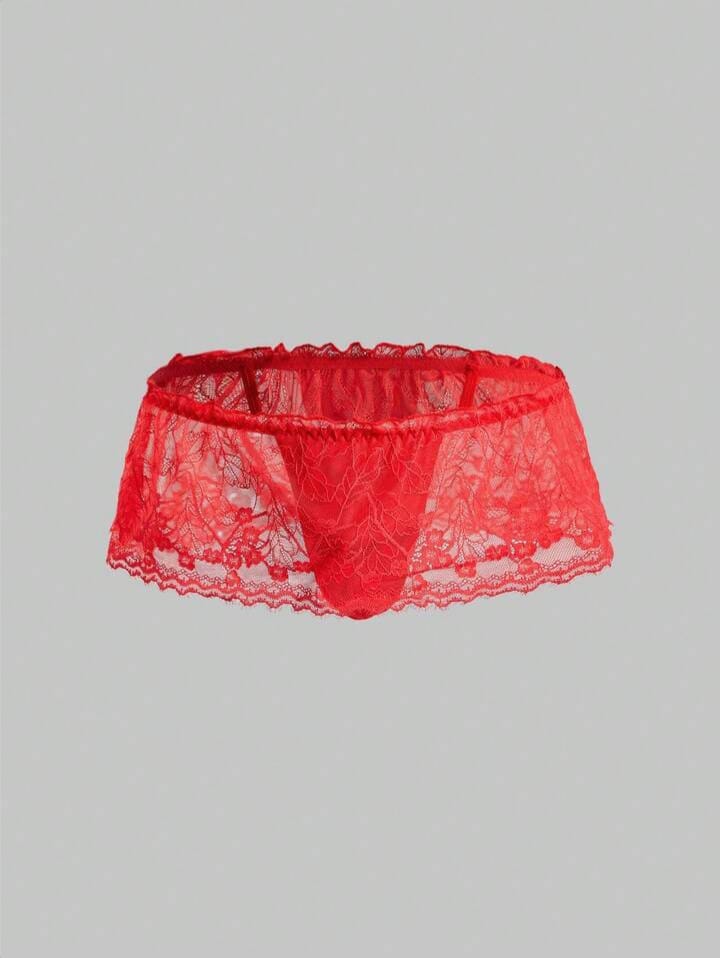 Men's Sexy Lace Underwear , Suitable For Valentine's Day